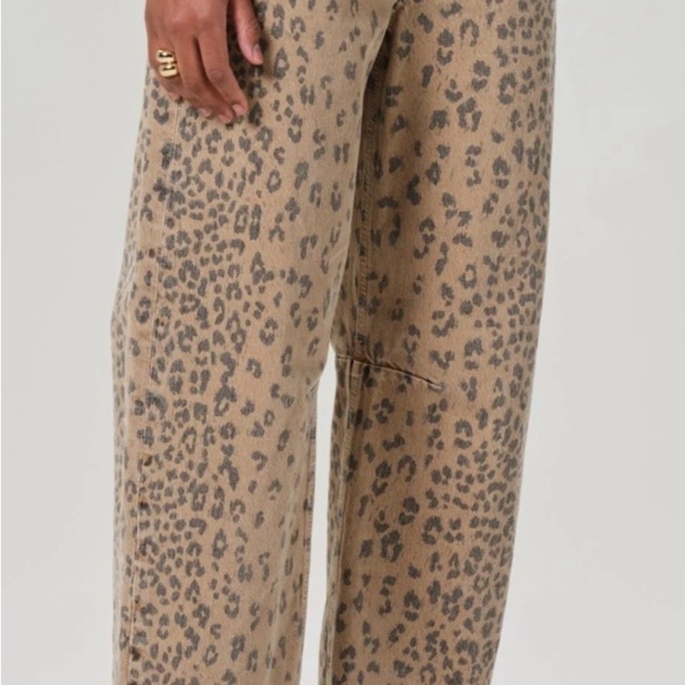 Citizens Of Humanity NATURAL CHEETAH Jeans - Tan and Black - Picture 2 of 4